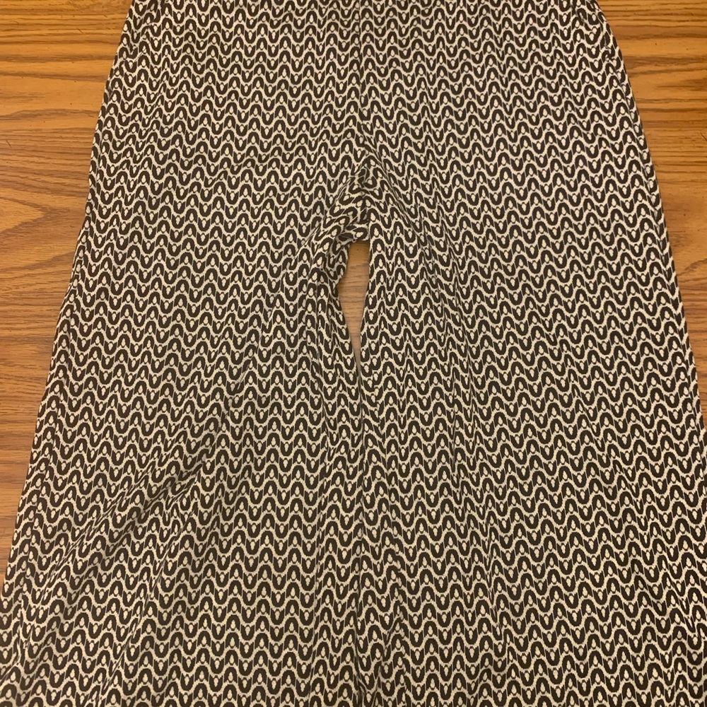 Black and White Patterned Pants